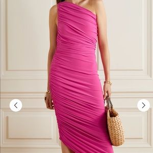 EUC Norma Kamali one-shoulder dress